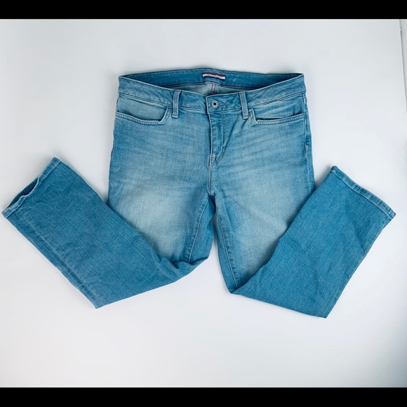 💰SALE Tommy Hilfiger Crop Jeans Size 10 - Picture 3 of 8